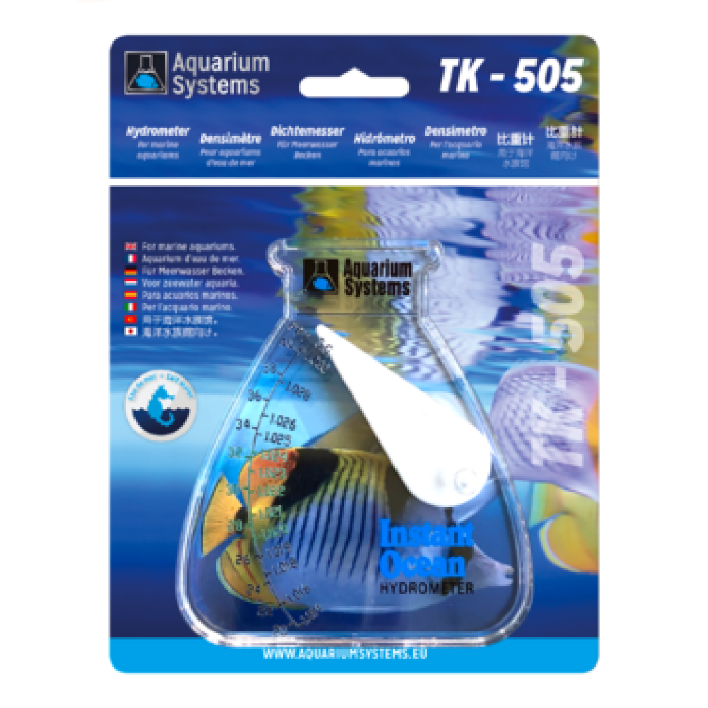 Aquarium Systems Instant Ocean Hydrometer - Dichtemesser Salinität Densimeter